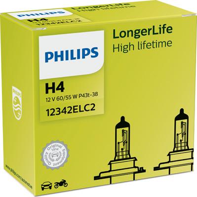 PHILIPS 12342ELC2 - Лампа накаливания, фара дальнего света www.parts5.com