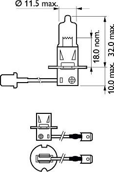 PHILIPS 12336LLECOC1 - Glühlampe, Fernscheinwerfer www.parts5.com