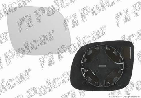 Polcar 6913555M - Mirror Glass, outside mirror parts5.com