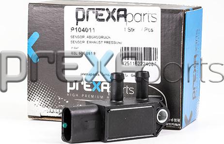 PREXAparts P104011 - Sensor, presión gas de escape www.parts5.com