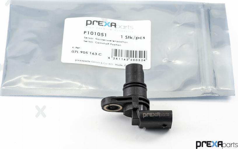 PREXAparts P101051 - Senzor, položaj bregastog vratila www.parts5.com