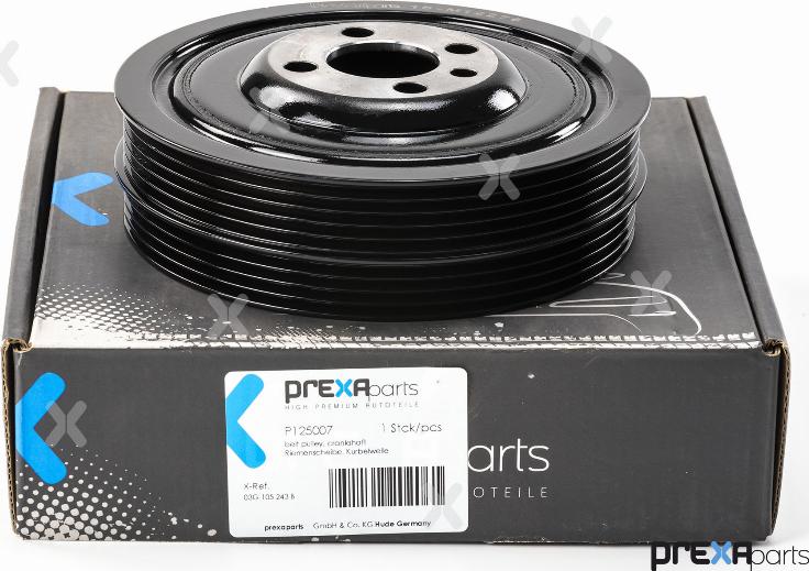 PREXAparts P125007 - Belt Pulley, crankshaft www.parts5.com