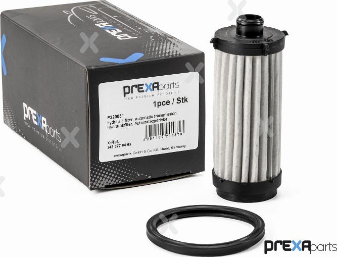 PREXAparts P320031 - Hydraulic Filter, automatic transmission www.parts5.com