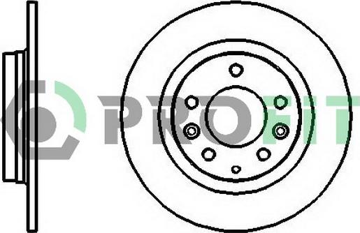 LPR M5005P - Disc frana www.parts5.com