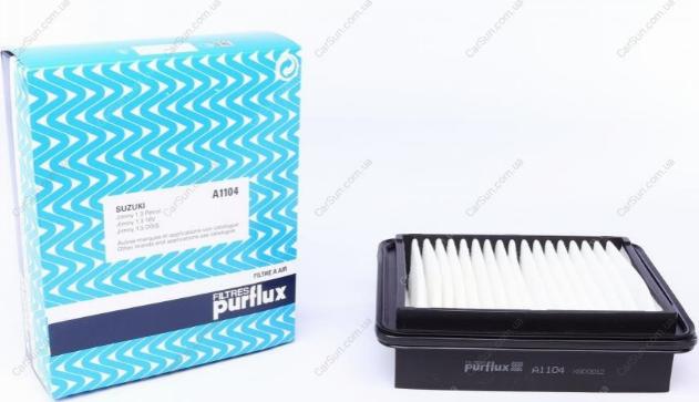 Purflux A1104 - Воздушный фильтр www.parts5.com