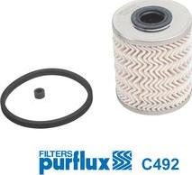 Purflux C492 - Yakıt filtresi www.parts5.com