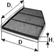 PZL Filters WA61271 - Filtru, aer habitaclu www.parts5.com