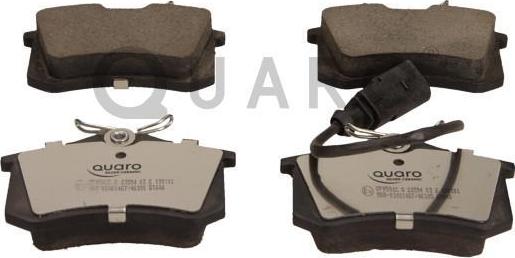 QUARO QP9596C - Set placute frana,frana disc www.parts5.com