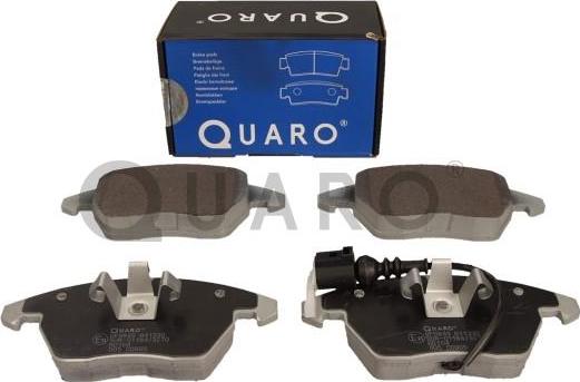 QUARO QP9849 - Sada brzdových platničiek kotúčovej brzdy www.parts5.com