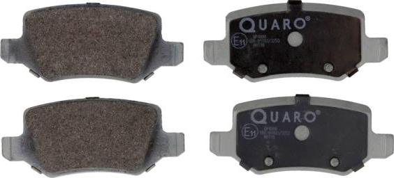 QUARO QP4099 - Komplet zavornih oblog, ploscne (kolutne) zavore www.parts5.com