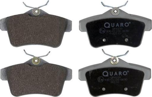 QUARO QP4109 - Brake Pad Set, disc brake www.parts5.com