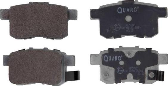 QUARO QP5782 - Тормозные колодки, дисковые, комплект www.parts5.com