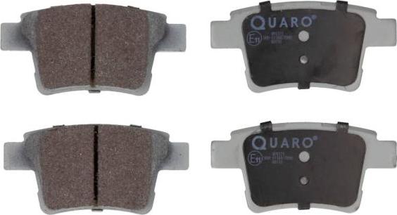 QUARO QP6121 - Set placute frana,frana disc www.parts5.com