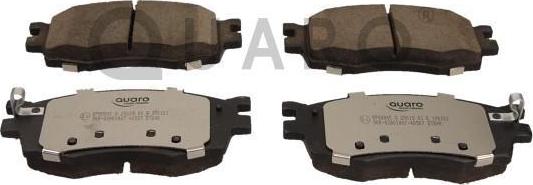 QUARO QP6884C - Brake Pad Set, disc brake parts5.com