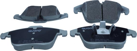 QUARO QP0847 - Brake Pad Set, disc brake www.parts5.com