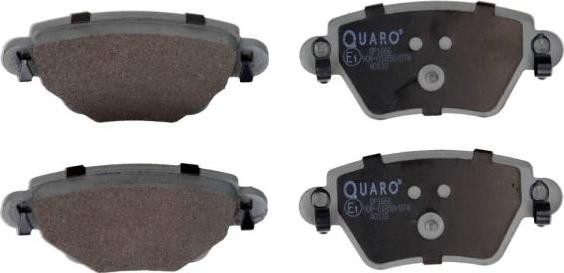 QUARO QP1666 - Тормозные колодки, дисковые, комплект www.parts5.com