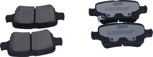 QUARO QP1127C - Brake Pad Set, disc brake www.parts5.com