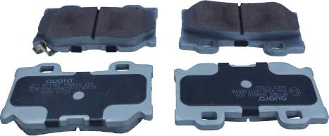 QUARO QP1382 - Brake Pad Set, disc brake www.parts5.com