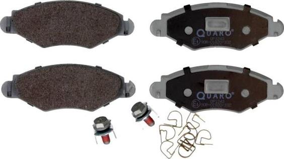 QUARO QP1243 - Σετ τακάκια, δισκόφρενα www.parts5.com