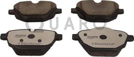 QUARO QP8123C - Sada brzdových platničiek kotúčovej brzdy www.parts5.com