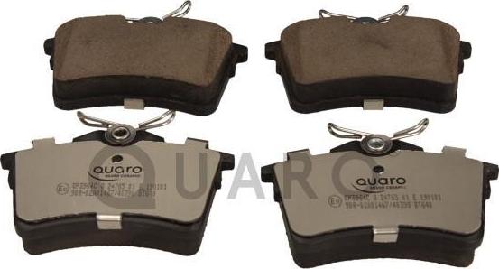 QUARO QP3964C - Sada brzdových destiček, kotoučová brzda www.parts5.com