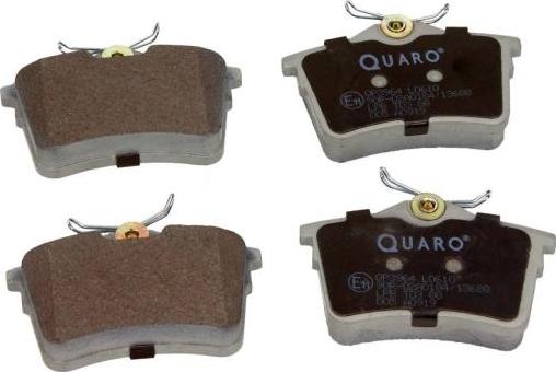 QUARO QP3964 - Sada brzdových destiček, kotoučová brzda www.parts5.com