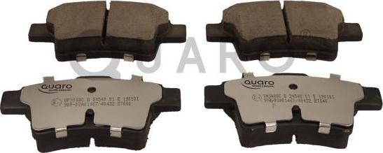 QUARO QP3088C - Set placute frana,frana disc www.parts5.com