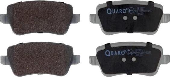 QUARO QP3827 - Set placute frana,frana disc www.parts5.com