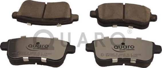 QUARO QP3316C - Set placute frana,frana disc www.parts5.com