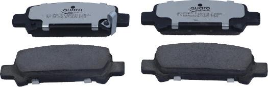 QUARO QP2417C - Brake Pad Set, disc brake www.parts5.com