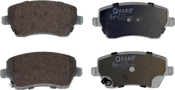 QUARO QP7494 - Fékbetétkészlet, tárcsafék www.parts5.com