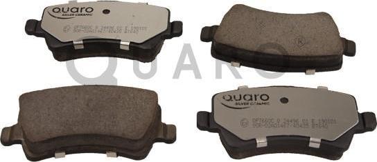 QUARO QP7660C - Fren balata seti, diskli fren www.parts5.com