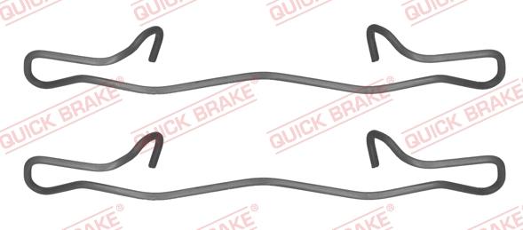 QUICK BRAKE 1091755 - Kit de accesorios, pastillas de frenos www.parts5.com