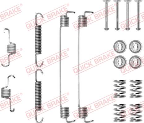 QUICK BRAKE 105-0819 - Kit d'accessoires, mâchoire de frein www.parts5.com