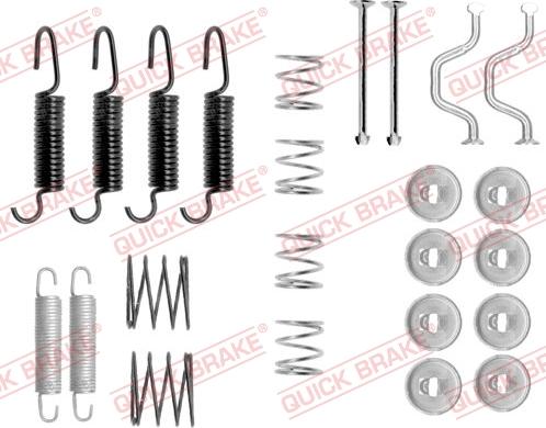 QUICK BRAKE 1050816 - Accessory Kit, parking brake shoes www.parts5.com