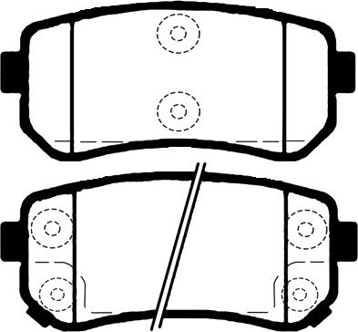 INTERBRAKE DP41487 - Brake Pad Set, disc brake parts5.com