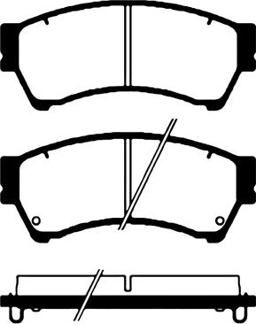 MAZDA GPYB3329ZB - Set placute frana,frana disc www.parts5.com