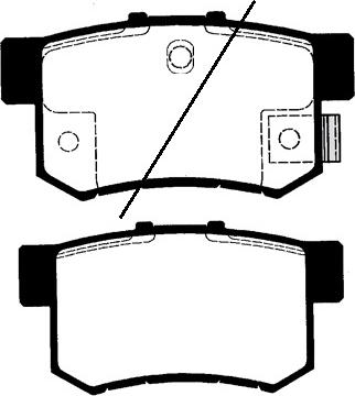 MASTER-SPORT GERMANY 13046110632N-SET-MS - Piduriklotsi komplekt,ketaspidur parts5.com