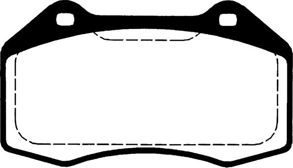 HITEC H 1427 - Brake Pad Set, disc brake www.parts5.com