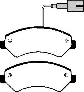 KRAFT AUTOMOTIVE 6005611 - Juego de pastillas de freno www.parts5.com