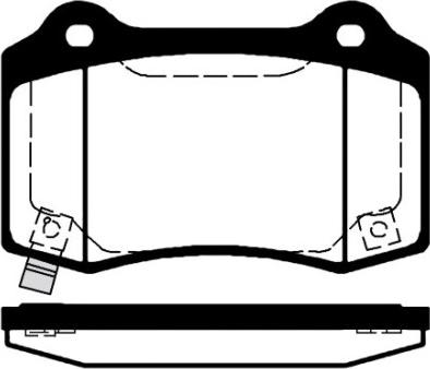 Chrysler 68144223AC - Komplet kočnih obloga, disk kočnica www.parts5.com