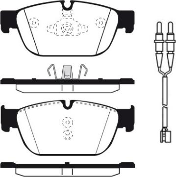 TRW GDB1889BTE - Brake Pad Set, disc brake www.parts5.com