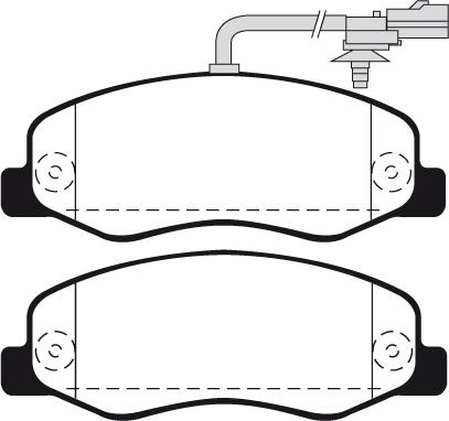 KRAFT AUTOMOTIVE 6011901 - Bremsbelagsatz, Scheibenbremse www.parts5.com