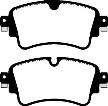 VW 8W0 698 451 BG - Brake Pad Set, disc brake parts5.com