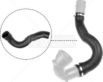 Rapro R18562 - Charger Intake Air Hose parts5.com