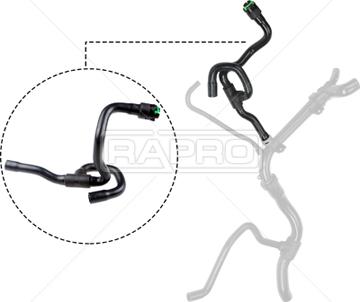 Rapro R18129/D - Radiator Hose www.parts5.com