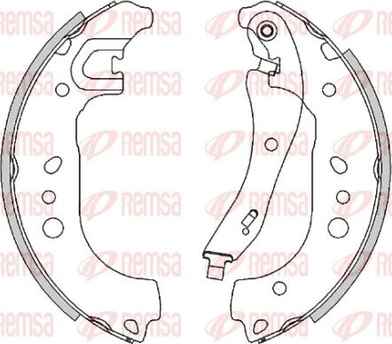 Remsa 4495.00 - Sabot frana www.parts5.com