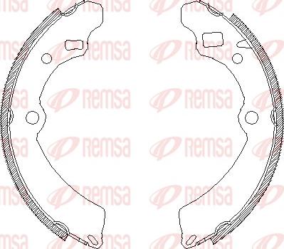 Remsa 4504.00 - Sabot frana www.parts5.com