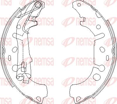 Remsa 4192.00 - Sabot frana www.parts5.com