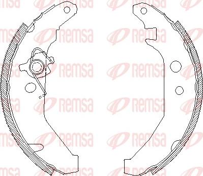 Remsa 4185.00 - Sabot frana www.parts5.com